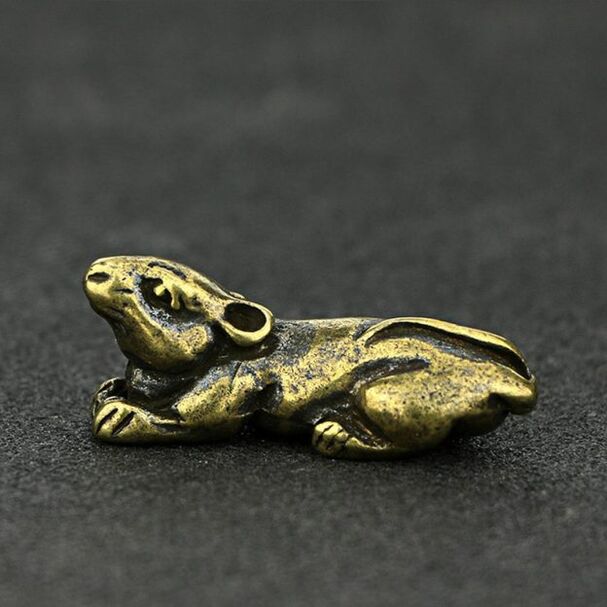 Decorative mouse - a symbol of luck and prosperity