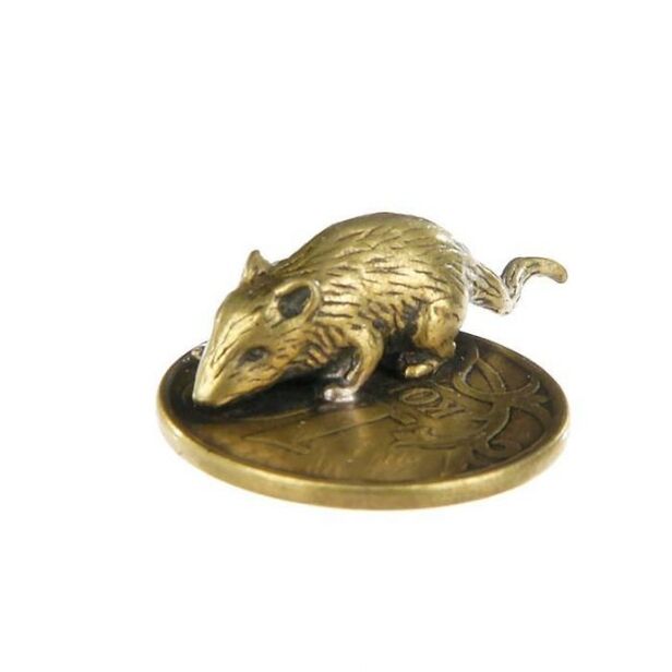 Wallet Mouse Amulet for Coin Success in Money Matters