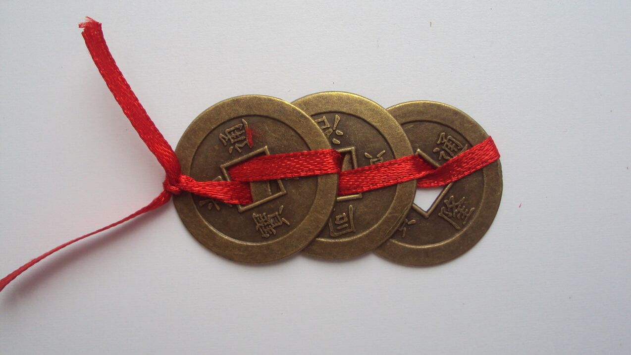 Chinese lucky coins
