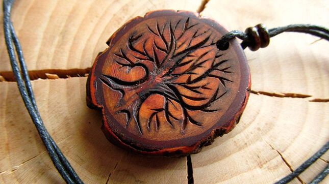 Wooden amulet for success